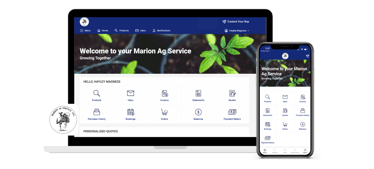 Welcome to Your Marion Ag Grower Portal