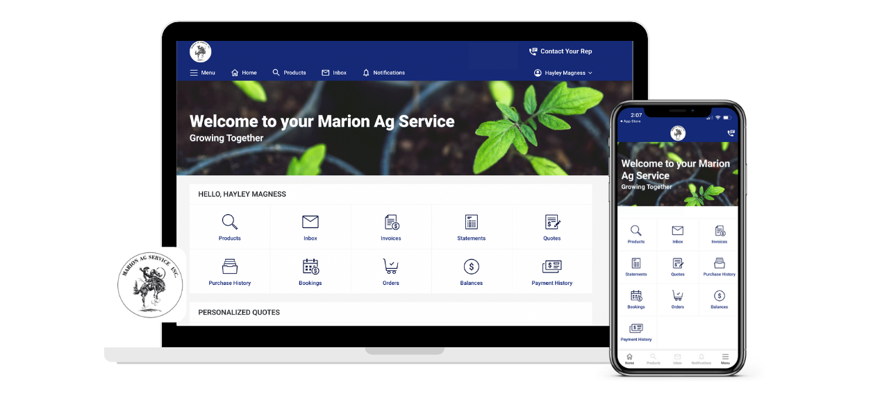 Welcome to Your Marion Ag Grower Portal